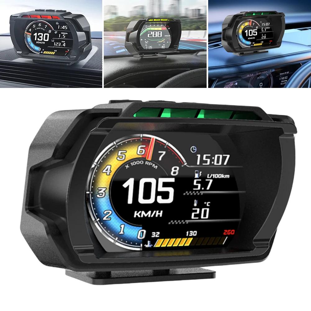 OBD + GPS ӵ  溸 OBDII Ʈ  ӵ, LCD ÷,  Ÿڹ,  µ 